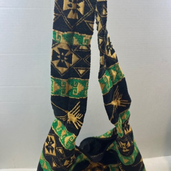 Original Daquilema Geometric Sling Travel Hobo Tote Shoulder Bag Ecuador - Picture 4 of 15